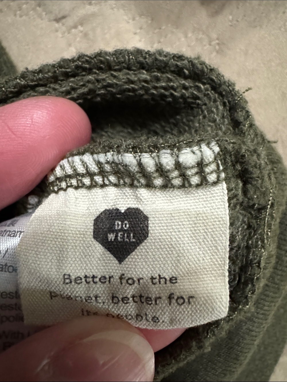 Madewell Relaxed Hooded Pullover in Olive Medium - Picture 7 of 8